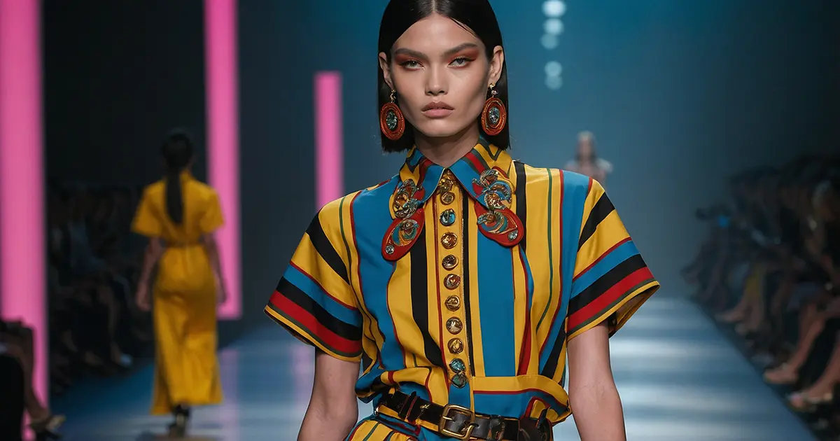 весна-лето 2025 Gucci, Versace и Prada на Неделе моды в Милане